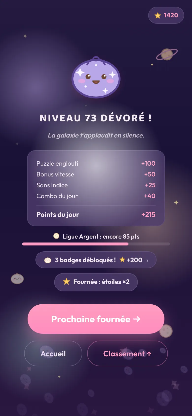 Encaisse la victoire